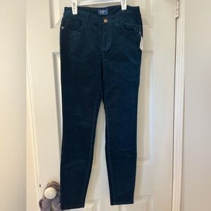 old navy women’s teal rockstar mid rise ankle pants NWT